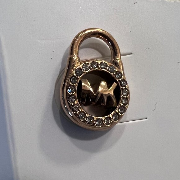 Michael Kors Logo Lock Earring Studs - Picture 2 of 3